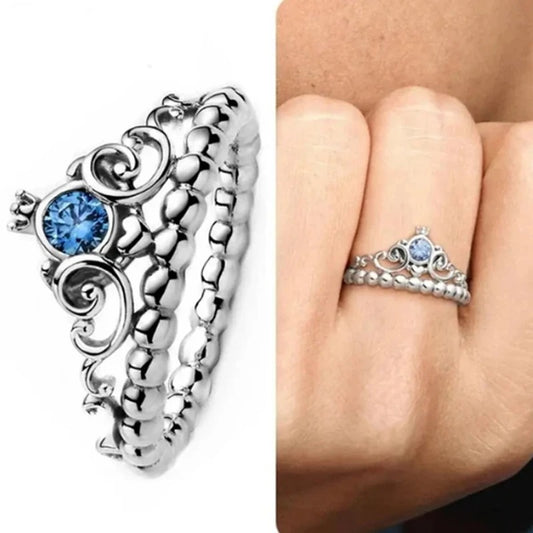 Anillo Corona Azul Ceni cienta