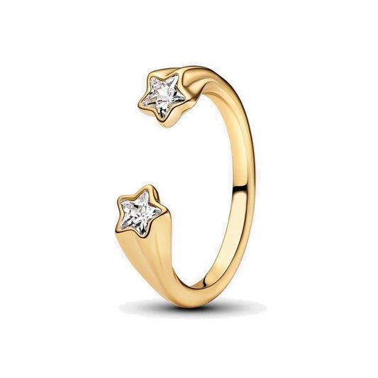 Anillo Abierto Estrellas Fugaces